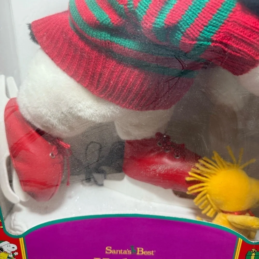 Vintage Snoopy Woodstock Peanuts Christmas 1997 Santa's Best Holiday Animation
